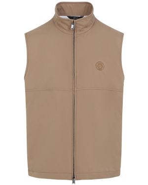 Brioni Two-Way Zipper Vest - Brown