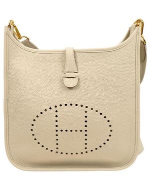 Hermès Evelyne 29 Series Logo Shoulder Bag - Natural