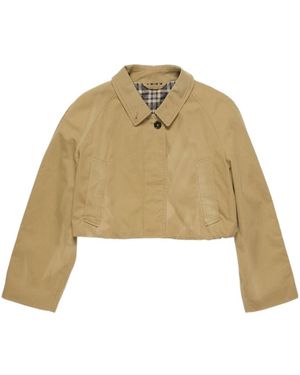 Acne Studios Cropped Jacket - Natural