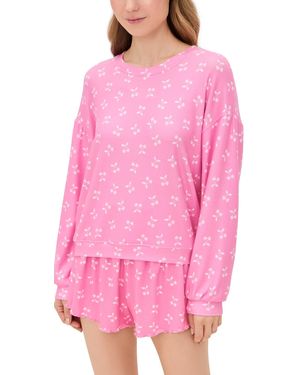 Z Supply Cherry Long Sleeve Top - Pink