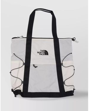 The North Face Straps Adjustable Pockets Exterior Drawstring Design - White