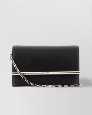 Alexander McQueen Mini Rectangular Cross-Bar Clutch Bag - Multicolor