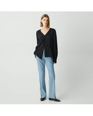 Theory Flared Pant - Blue