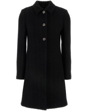 Gucci Tweed Coat - Black