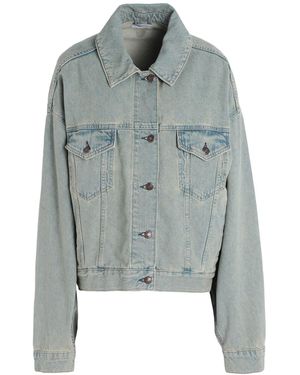 TOPSHOP Denim Outerwear - Gray