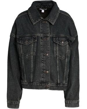 TOPSHOP Denim Outerwear - Black