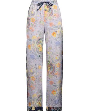 Missoni Lilac Pants Viscose - Blue