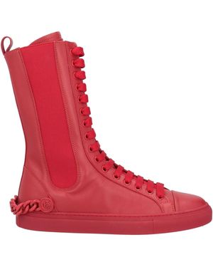 John Galliano Ankle Boots - Red