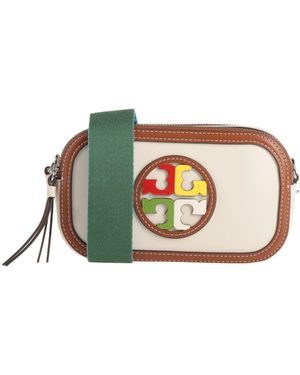 Tory Burch Ivory Cross-Body Bag Leather - White