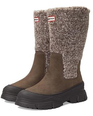 HUNTER Tisha Rain Boots, Rubber - Brown