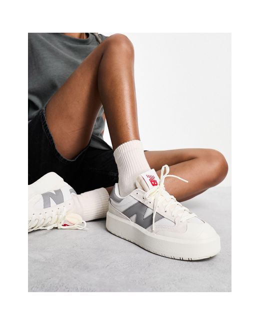 New Balance White Ct302 Sneakers