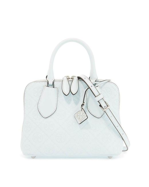 Tory Burch White Mini Swing T Monogram Bag Baulet