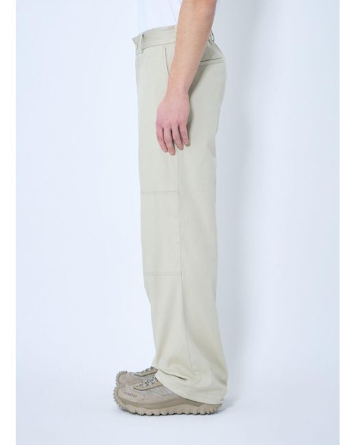 Moncler Natural Twill Pants for men