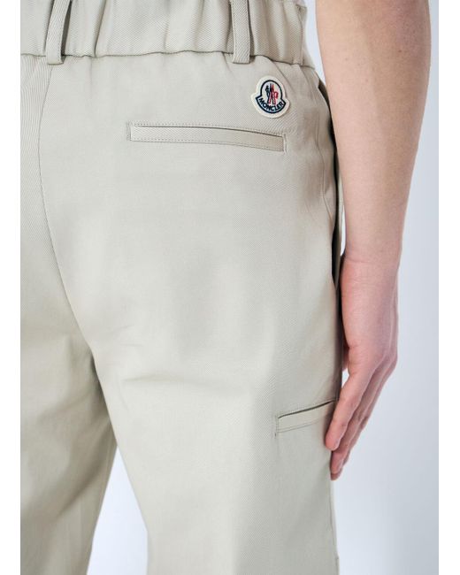 Moncler Natural Twill Pants for men