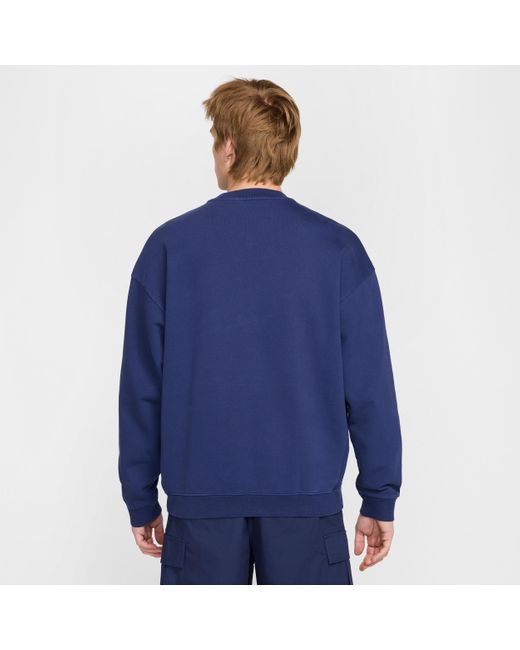 Nike Blue Air "London" Fleece Crew for men