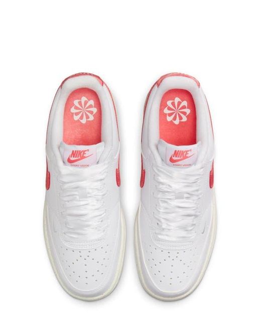 Nike White Court Vision Low Sneaker