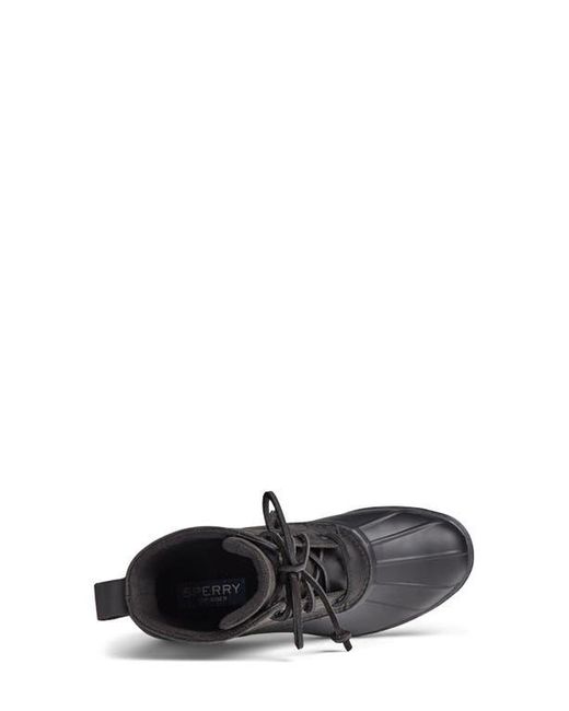 Sperry Top-Sider Black Saltwater Duck Bootie