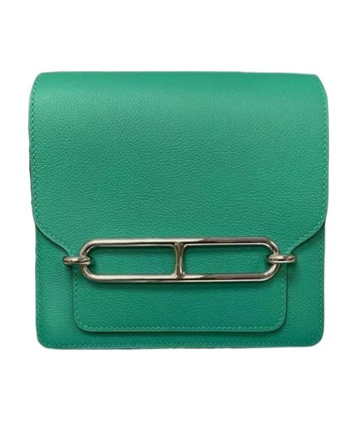 Hermès Green Mint Mini Roulis Pig Nose Shoulder Bag