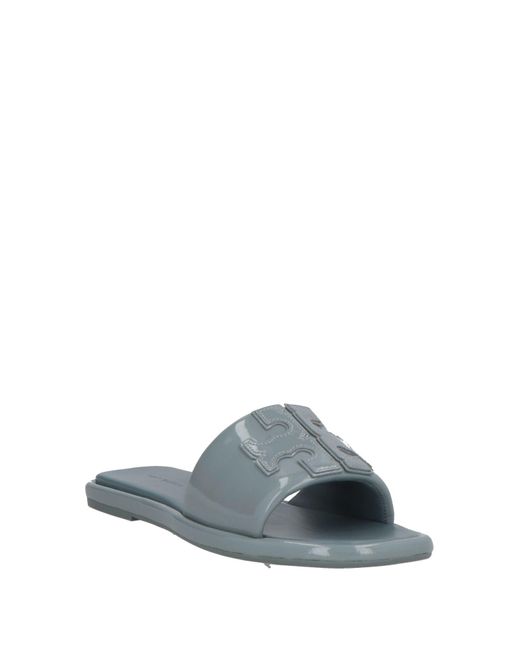 Tory Burch Gray Sandals Leather