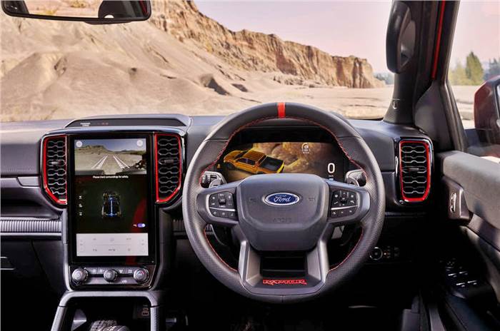 2022 Ford Ranger Raptor interior 