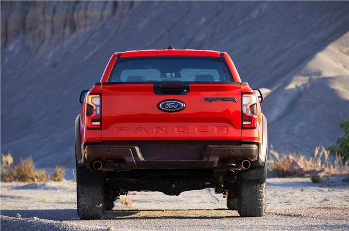 2022 Ford Ranger Raptor rear