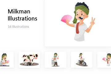 Milkman Illustration Pack