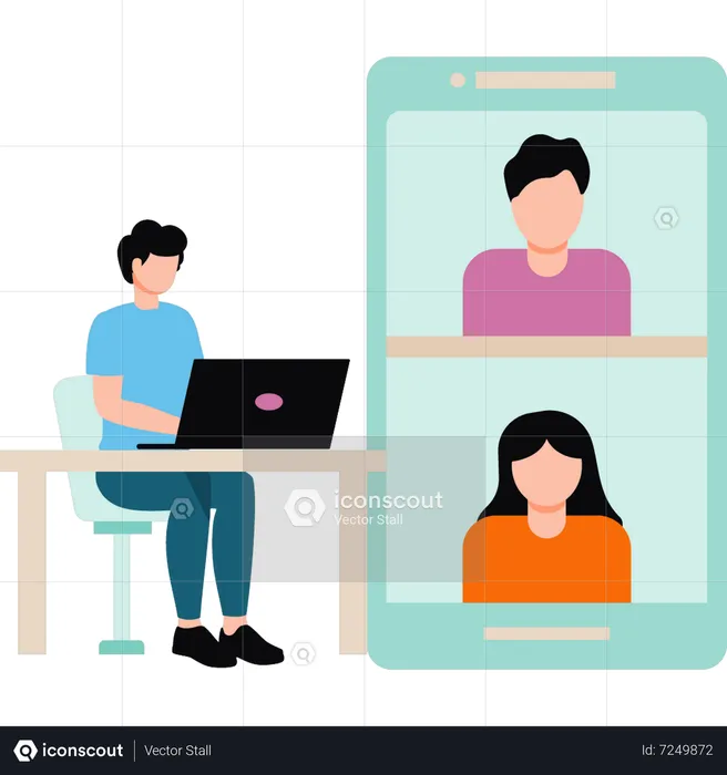 Video call  Illustration