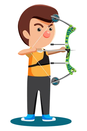 Archery game  Illustration