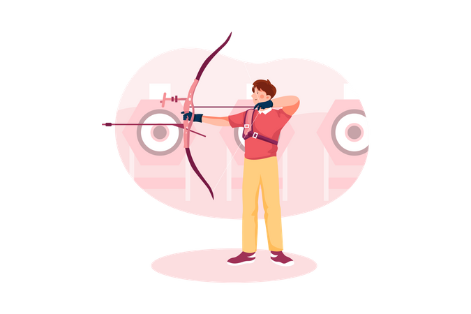 Archery  Illustration