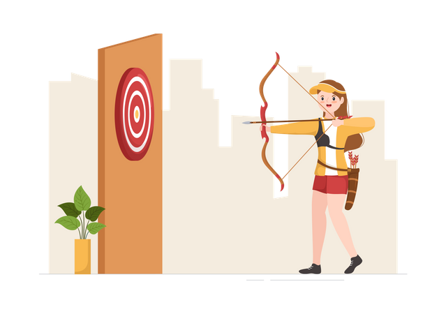 Archery  Illustration