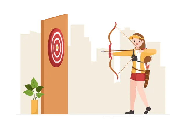 Archery  Illustration