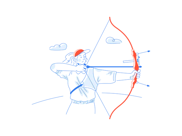 Archery  Illustration