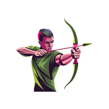 Archery  Illustration