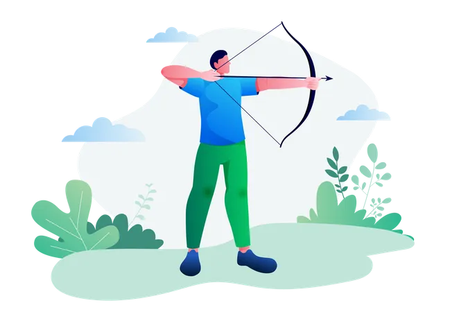 Archery  Illustration