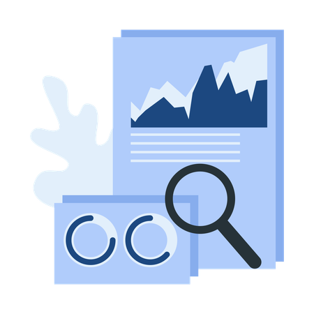 Business analytics data  Illustration