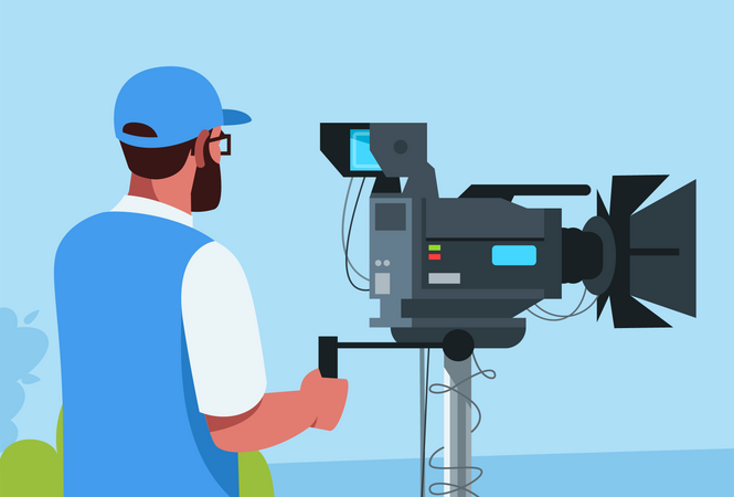 Cameraman  Illustration