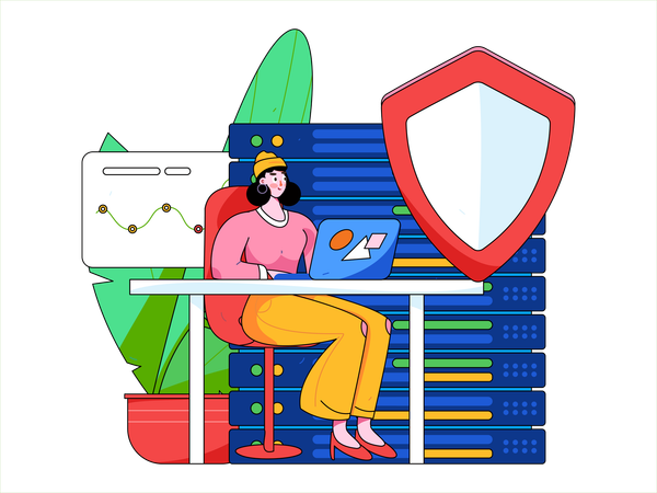 Database security  Illustration