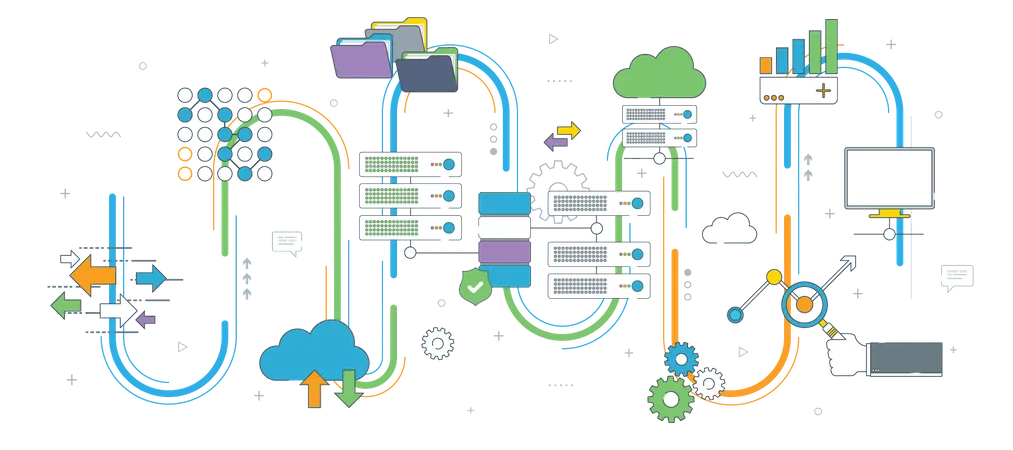 Database security system  Illustration