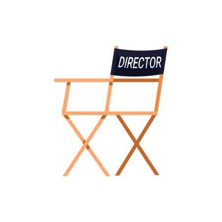 Director chair  Illustration