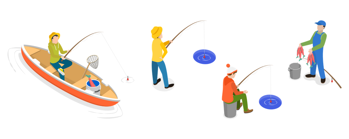 Fishermen  Illustration