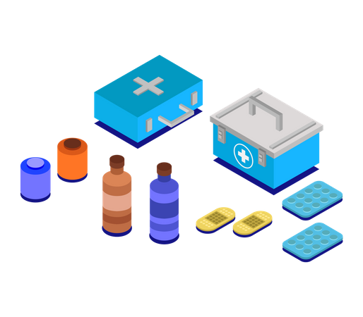 Health kit  Illustration