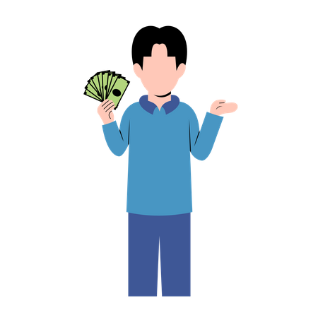 Man With Money Clipart