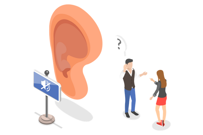 Otolaryngology Patient  Illustration