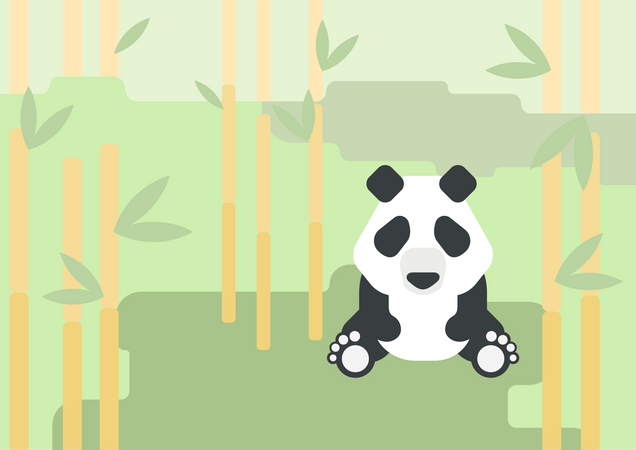 Panda  Ilustração