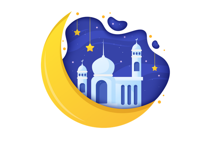 Ramadan Kareem Holiday  Illustration