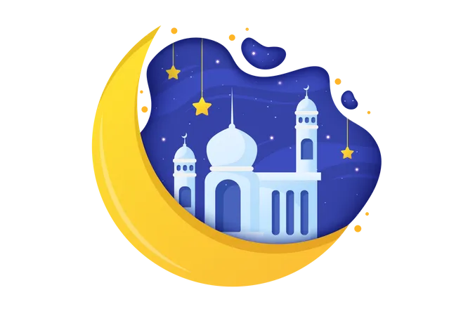 Ramadan Kareem Holiday  Illustration