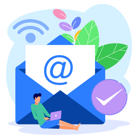 Sending Email  Illustration