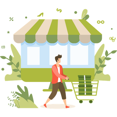 Shopping Cart  Illustration