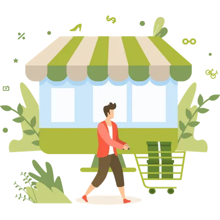 Shopping Cart  Illustration