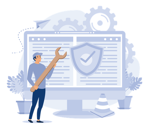 System maintenance  Illustration